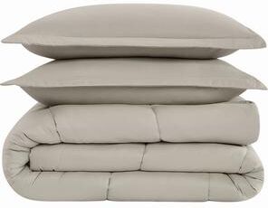 Cannon Heritage Solid 3 Piece Down Alternative Comforter Set