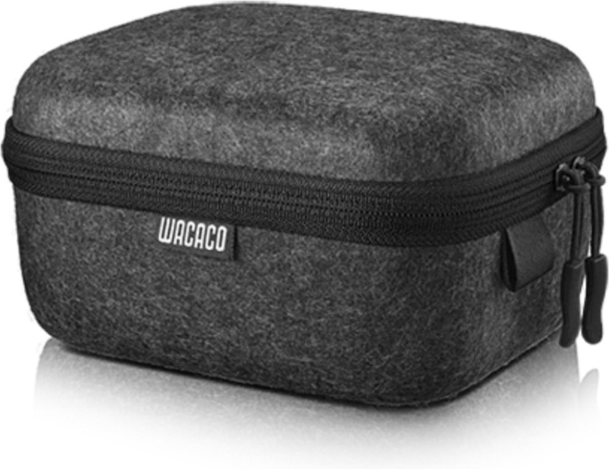 Wacaco Minipresso NS2 beschermhoes van duurzaam EVA-materiaal inclusief schouderriem, capsulebox voor acht koffiepads, onderzetter, microvezel handdoek en extra mesh zak