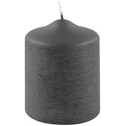 Kerze CANDLE (DH 8x10 cm) - grau - DH 8x10 cm