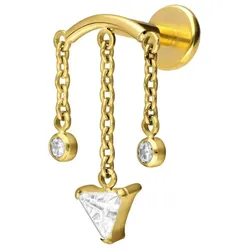 Titan Labret mit Push Fit WINDSPIEL