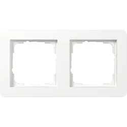 Gira Abdeckrahmen 2fach reinweiß m 0212151