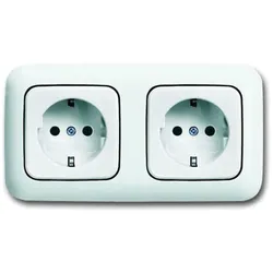 Busch-Jaeger SCHUKO Doppelsteckdose 20-2 EUCJ-214-503