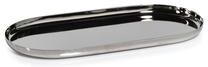 Zodax Perpignan Versatile Oblong Polished Steel Tray