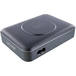 InLine Qi Powerstation Multiport, Netzteil, Ladegerät, 4x USB Typ-C, 2x USB Typ-A, GaN, 100W, Wirel (100 W, 6 Ports), USB Ladegerät, Schwarz