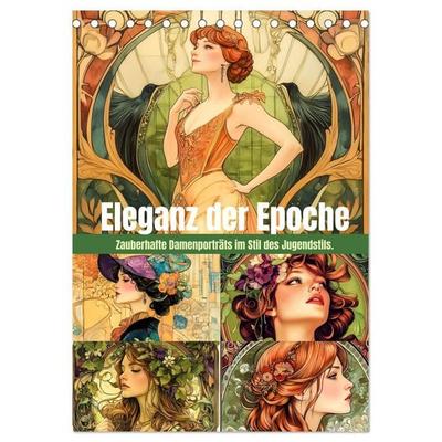 Eleganz der Epoche (Tischkalender 2027 DIN A5 hoch), CALVENDO Monatskalender