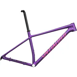 Specialized Chisel Hardtail Rahmenset Gloss Purple Tint Linear Brushed/Rebel Pink
