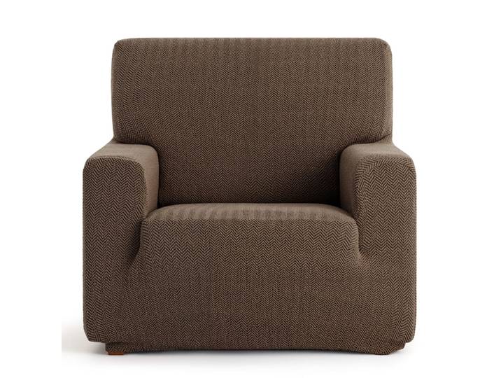 Housse de fauteuil extensible marron 80 * 120