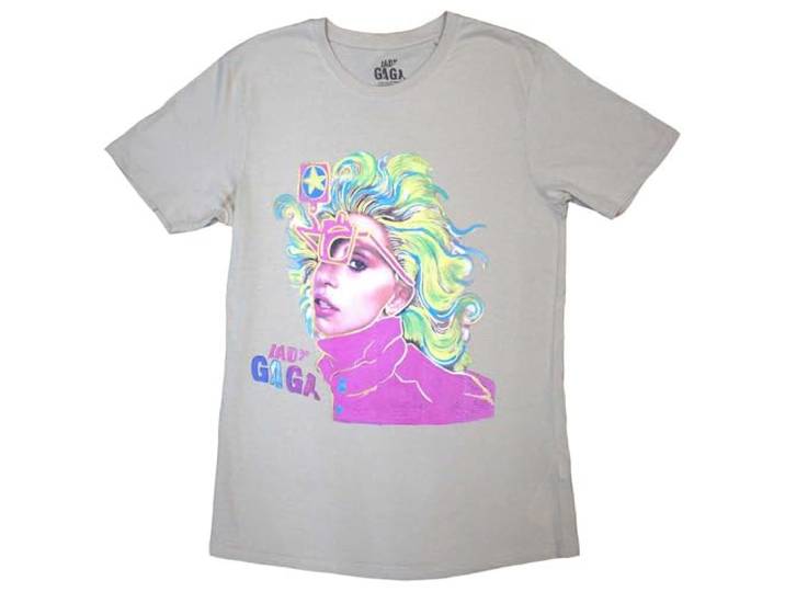 Lady Gaga Colour Sketch T Shirt M