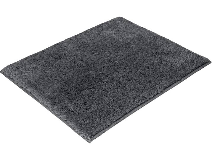 Badematte VOSSEN Timeless , grau (graphit), H:10mm, Polyacryl, Badematten, Badematte
