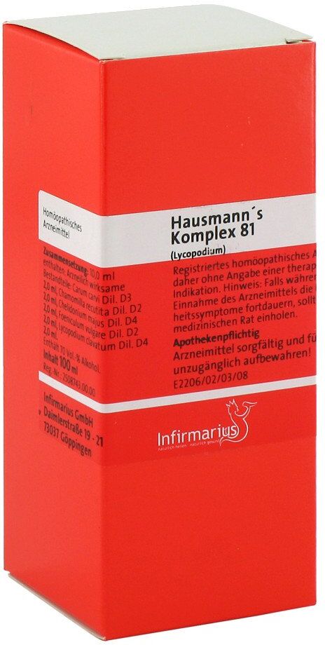 Infirmarius Hausmann Komplex 81 Lycopodium Tropfen