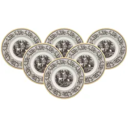 Villeroy & Boch Audun Ferme, Teller, Weiss, Gelb, Grau