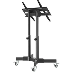 Manhattan Kompakter TV-Ständer auf Rollen (40 kg, 23" - 70"), TV Ständer, Schwarz