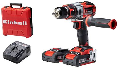 Einhell Professional TP-CD 18 Li-i BL (2x2,0Ah) 2-Gang-Akku-Schlagbohrschrauber inkl. Ladegerät, inkl. 2. Akku