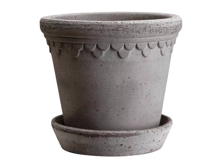 Bergs Potter Pot vitré Københavner Ø14 cm Gris