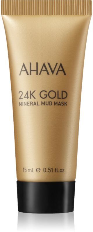AHAVA Mineral Mud 24K Gold mineral mud mask with 24 carat gold 15 ml