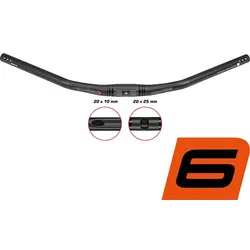 ergotec Bügel LADY TOWN i 31,8 mm 30° schwarz 620 mm
