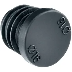 KAISER Rohrverschlussstopfen Kunststoff Ø16mm 1040-16 Geeignet für flexible Rohre schwarz