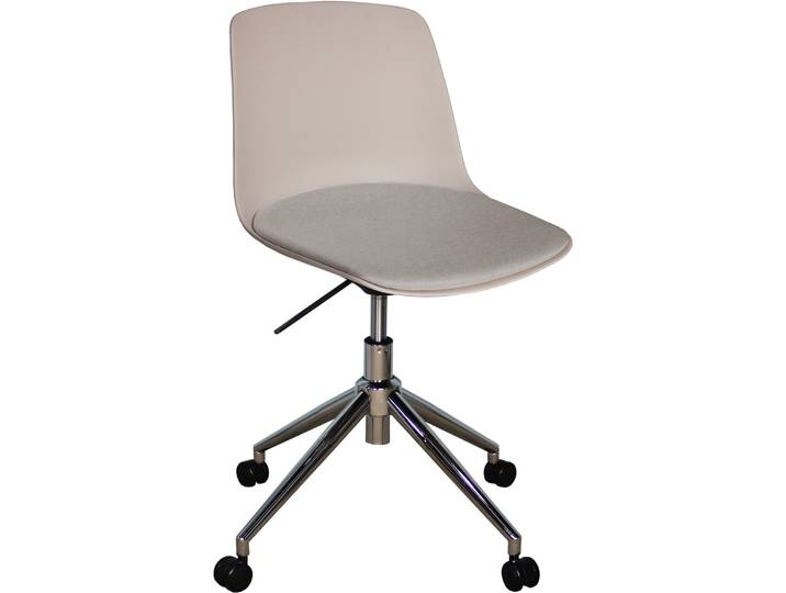 Bürostuhl Livio greige Polypropylen H 82.5 cm - Bürostuhl
