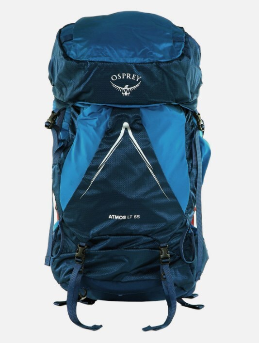 Osprey Atmos AG LT 65 Rucksack de Herren Wanderrucksack Night Shift/Scoria Blue S/M