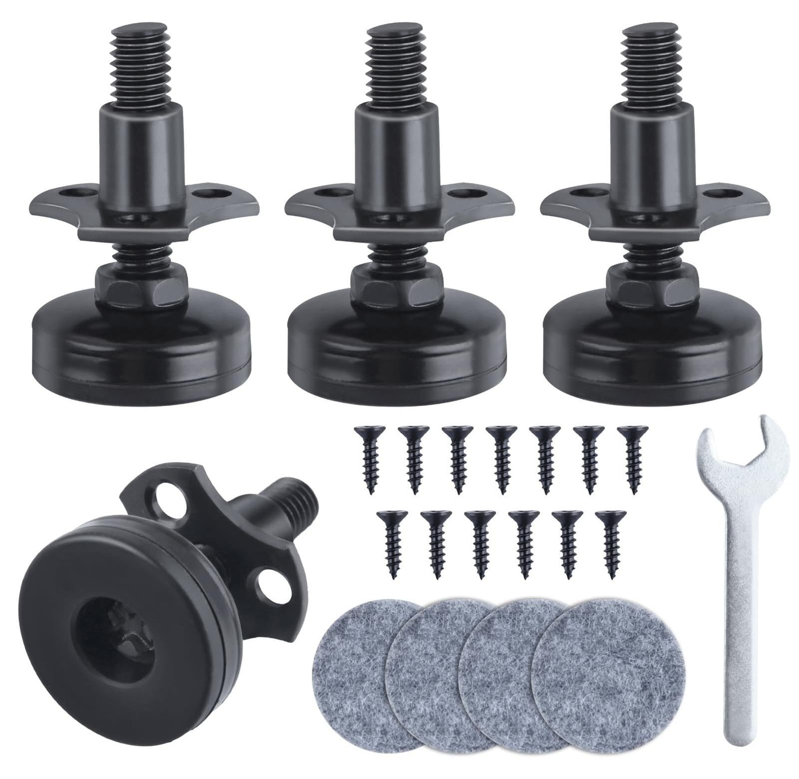 Set van 4 verstelbare meubelpoten