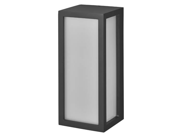 OSRAM 4099854447563 Wandleuchten mit dunkelgrauem Gehäuse aus Aluminiumdruckguss, Schutzart IP65, mattiertem Diffusor und E27-Fassung not relevant not relevant