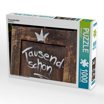 CALVENDO Puzzle Tausendschön | 1000 Teile Lege-Größe 64x48cm Foto-Puzzle für glückliche Stunden