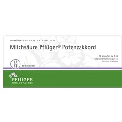 MILCHSÄURE Pflüger Potenzakkord Inj.-Lsg.Amp. 10 St