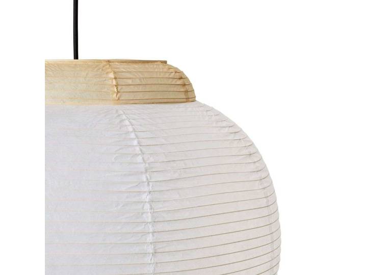 Papier Single Pendelleuchte Ø40 Soft Yellow - Made By Hand - Esszimmer - Papier / Karton