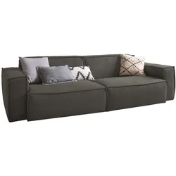 KAWOLA Sofa SAMU 3-Sitzer Stoff grau