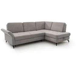 sit & more Ecksofa Westham Stoff Grau