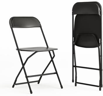 Flash Furniture Plastic Folding Chair - 650LB Weight Capacity - Event Chair