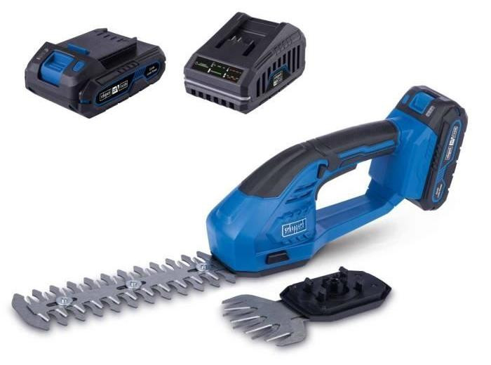 Scheppach C-HTGS200-X Accu-gazon- en heggenschaarset 2-in-1, 20V IXES, 2Ah accu en oplader