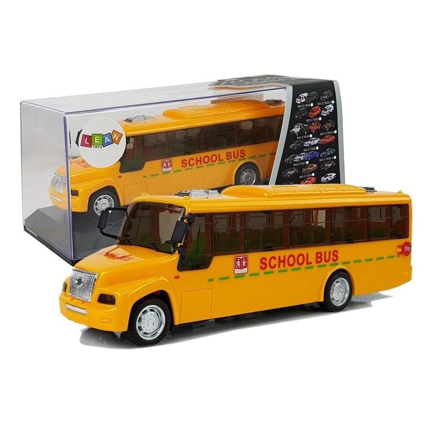 Lean Toys Schulbus mit gespanntem Licht und Sound (52629679)