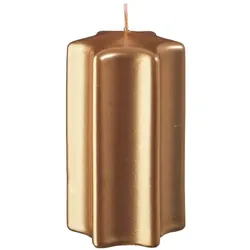 Sternkerzen Gold 100 x Ø 60 mm, 8 Stück