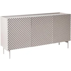 SIDEBOARD mit 3 Türen Hellbeige Yaraka