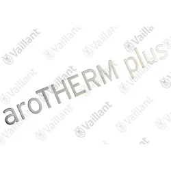 VAILLANT Firmenschild, aroTHERM plus Vaillant-Nr. 8000030645
