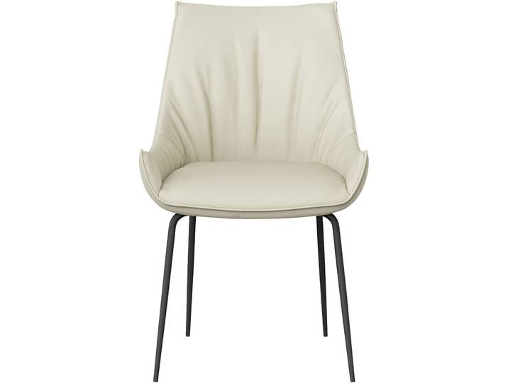 Stuhl Josef creme Leder