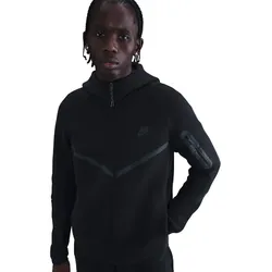 NIKE Tech Fleece Windrunner Kapuzenjacke 010 - black/black L