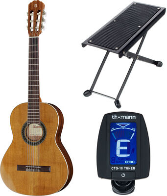 Alhambra 1C HT 3/4 incl. Gigbag Bundle Natur Hochglanz