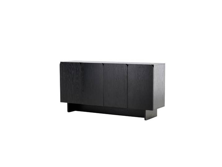 Livetastic Kommode, Schwarz, Holz, Pappel, 160x80x42 cm, Holzmöbel, Kleinmöbel Holz, Holzkommoden