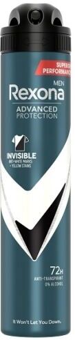 Rexona Advanced Protection Deodorant Spray Invisible Black & White