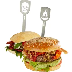 Torro Spieße für Hamburger Schädel und Flamme 2 St.