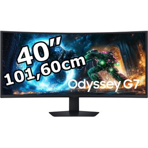 Samsung Monitor Odyssey G75F, S40FG756EU, 40 Zoll, WUHD 5120 x 2160 Pixel, 1 ms, 180 Hz, Curved, Gaming