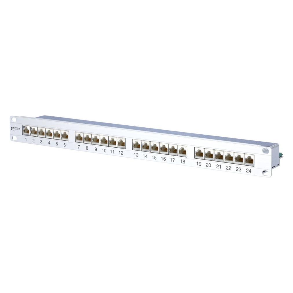Metz Connect 130855C-E 1U 24-Port Patch-Panel (130855C-E-90)