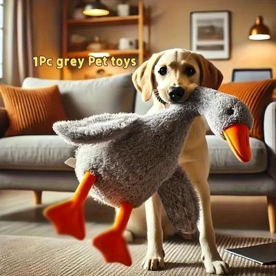 Uplifted Finds Soft Colorful Duck Plush Toy Pet Companion Anxiety Relief Buddy gray
