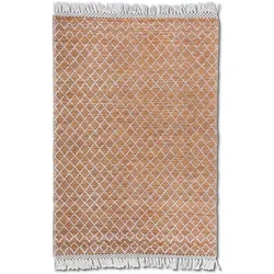 Webteppich Lennos 160 x 230 cm Polyester Orange