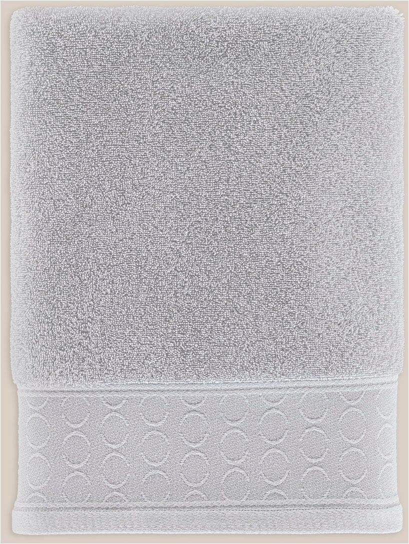 Handtuch EGERIA "Cycle", grau, B:50cm L:90cm, Frottier, Baumwolle, Handtücher, Handtuch, 50x90 cm grau B/L: 50cmx90cm, 2 Stk., Frottier