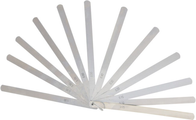 Jauges à piston, 13 lames, 0,05-1mm, 200mm ; KS Tools (300.0618)