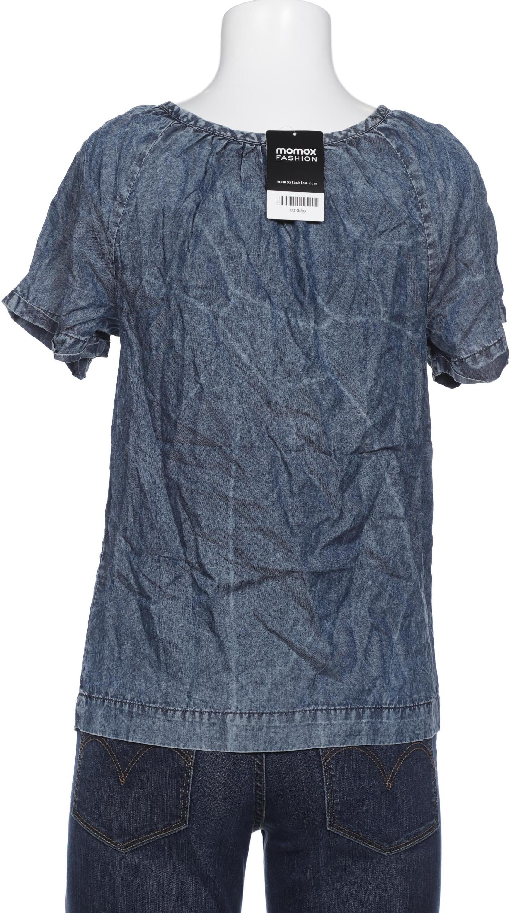 Tranquillo Damen Bluse, Marineblau, Gr. XS, Viskose - Second Hand