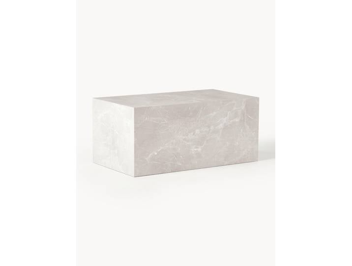 Table basse look travertin Lesley